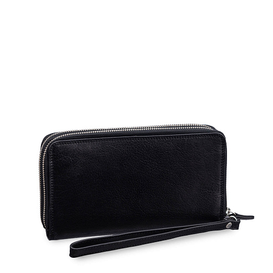 Портмоне Dr.Koffer из натуральной кожи черное