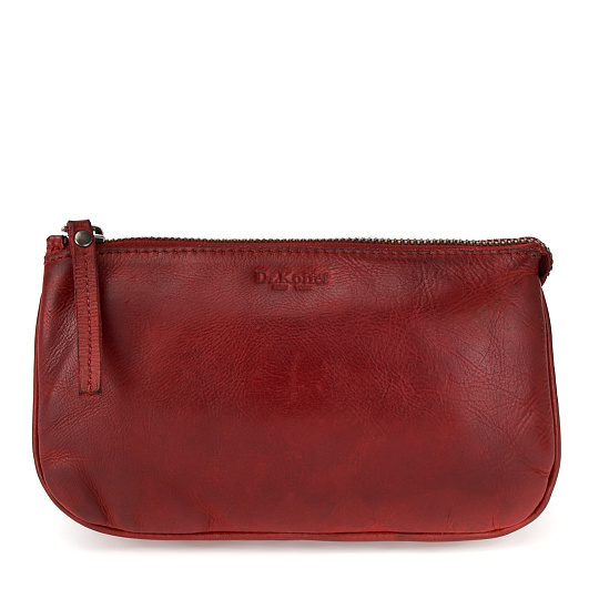 Сумка через плечо Dr.Koffer из натуральной кожи красная