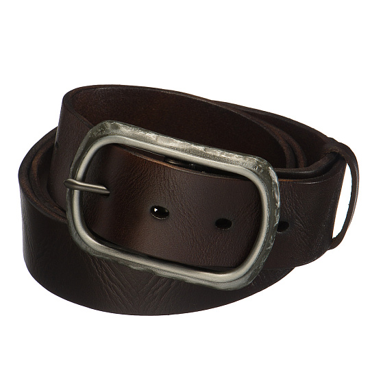 Ремень Dr. Koffer из натуральной кожи коричневый