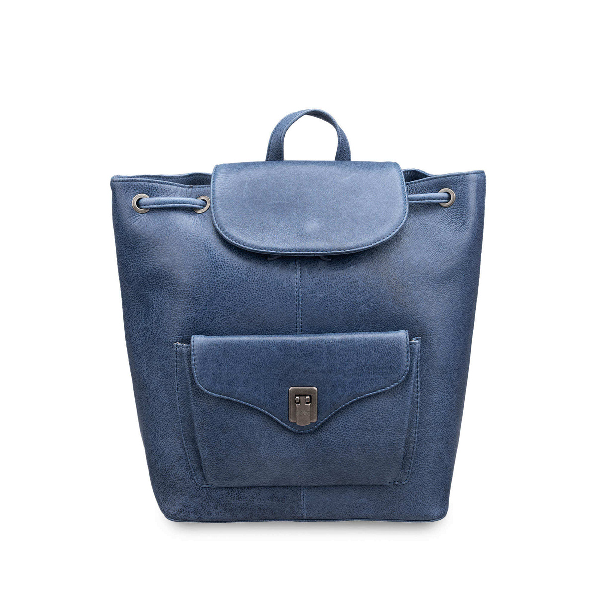 Рюкзак Dr.Koffer из натуральной кожи синий