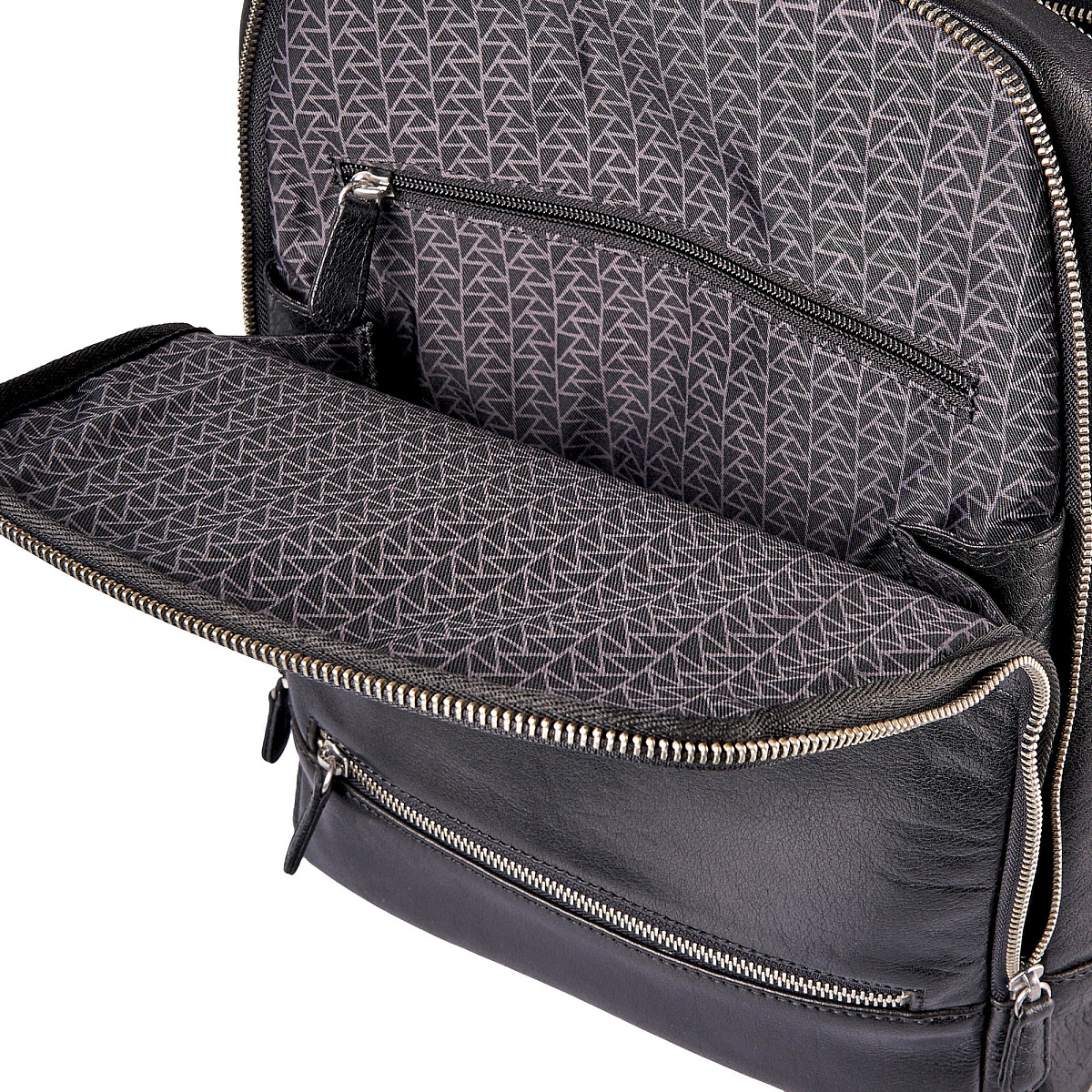 Рюкзак Dr.Koffer из натуральной кожи черный