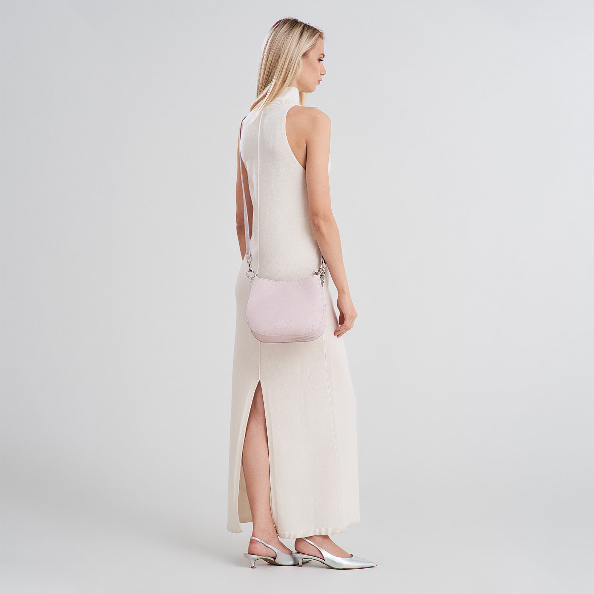 Женская сумка Dr. Koffer из натуральной кожи розовая