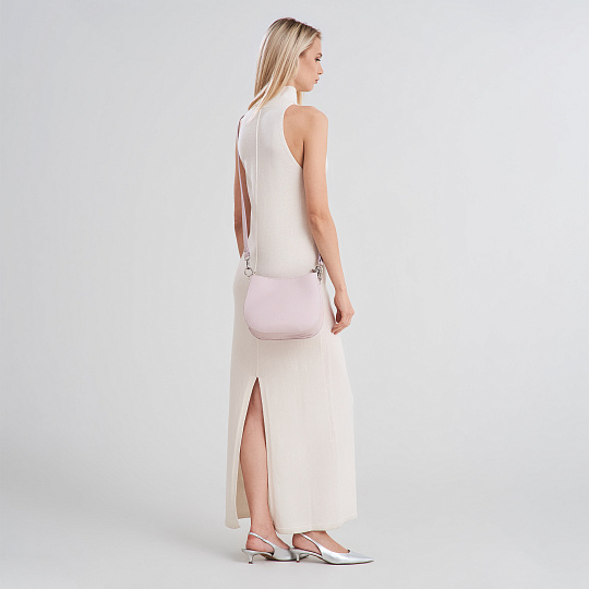 Женская сумка Dr. Koffer из натуральной кожи розовая