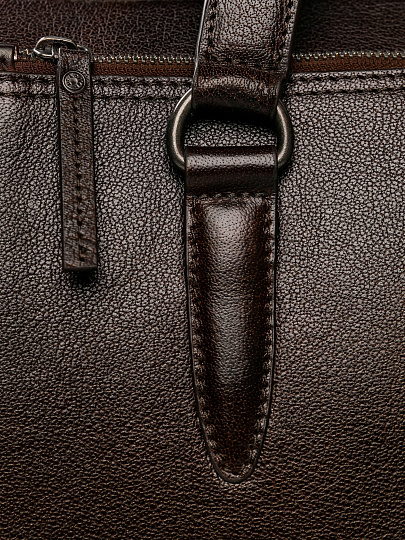 Женская сумка Dr.Koffer из натуральной кожи коричневая