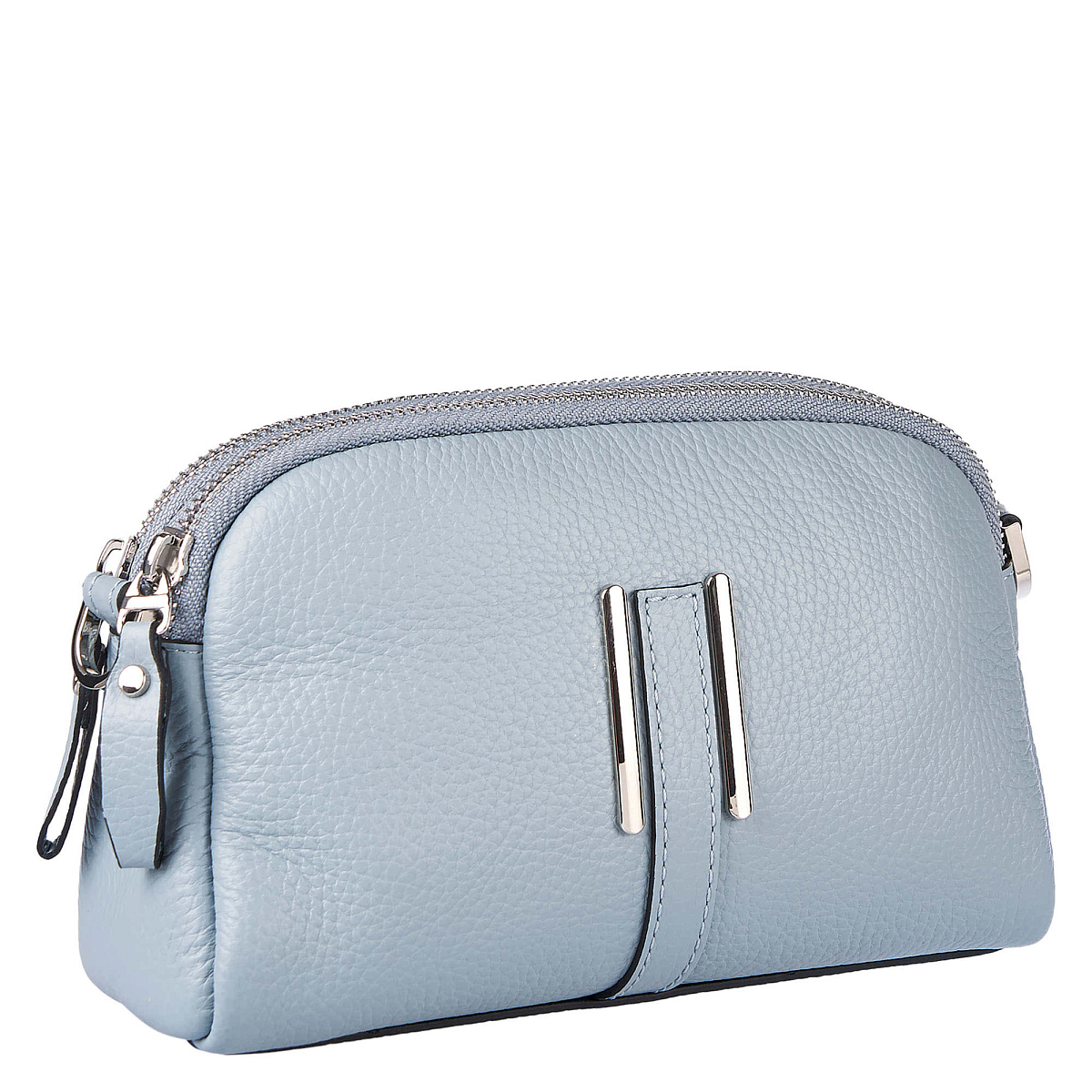 Женская сумка Dr. Koffer из натуральной кожи голубая