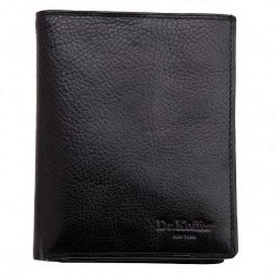 Портмоне Dr.Koffer из натуральной кожи черное