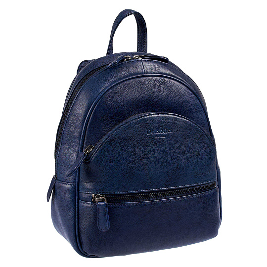 Рюкзак Dr.Koffer из натуральной кожи синий