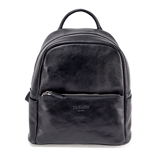Рюкзак Dr.Koffer из натуральной кожи черный
