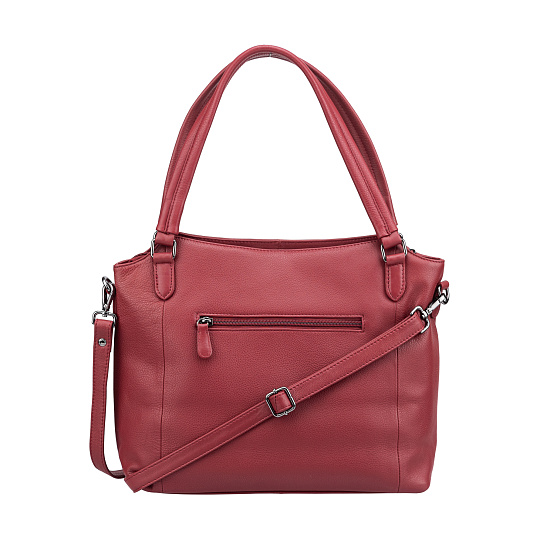 Женская сумка Dr.Koffer из натуральной кожи бордовая