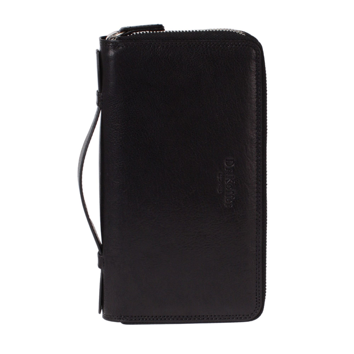 Портмоне Dr.Koffer из натуральной кожи черное