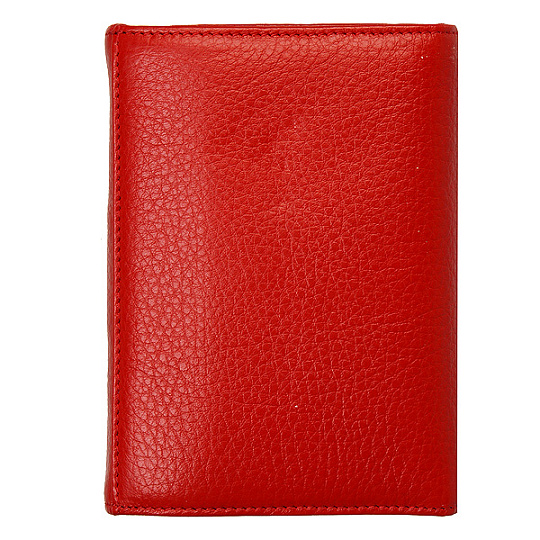 Портмоне Dr.Koffer из натуральной кожи красное