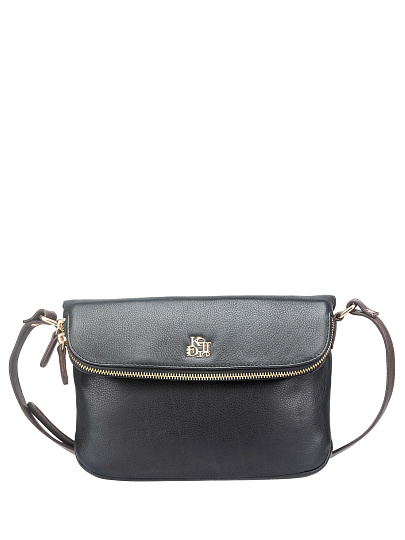 Женская сумка Dr. Koffer из натуральной кожи черная