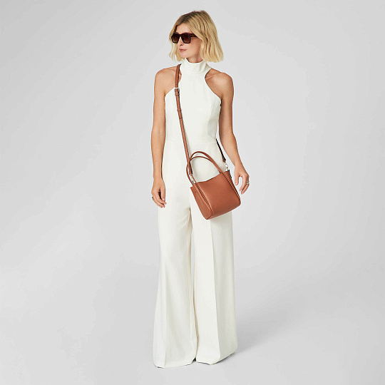 Женская сумка Dr.Koffer из натуральной кожи коричневая