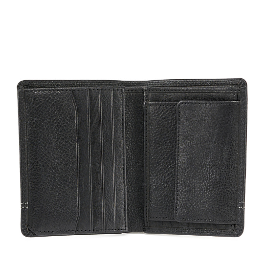 Портмоне Dr.Koffer из натуральной кожи черное