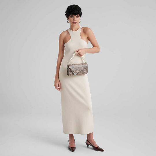 Женская сумка Dr. Koffer из натуральной кожи оранжевая