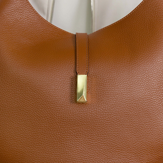 Женская сумка Dr. Koffer из натуральной кожи коричневая