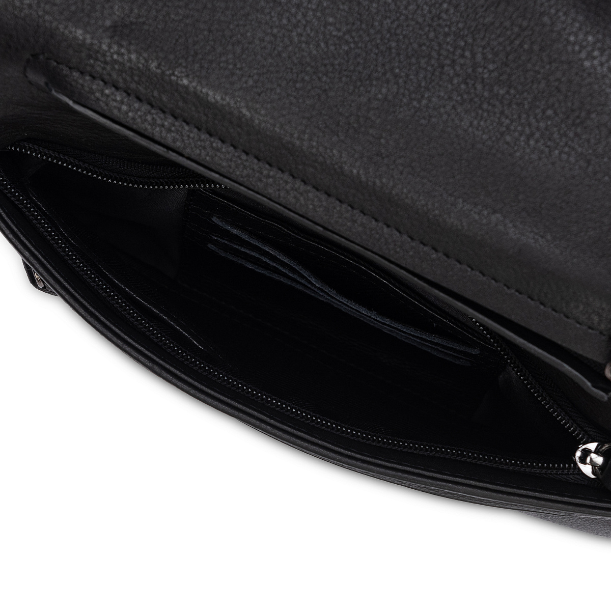 Сумка через плечо Dr.Koffer из натуральной кожи черная