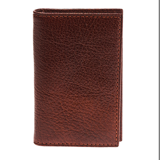 Визитница Dr.Koffer из натуральной кожи светло-коричневая