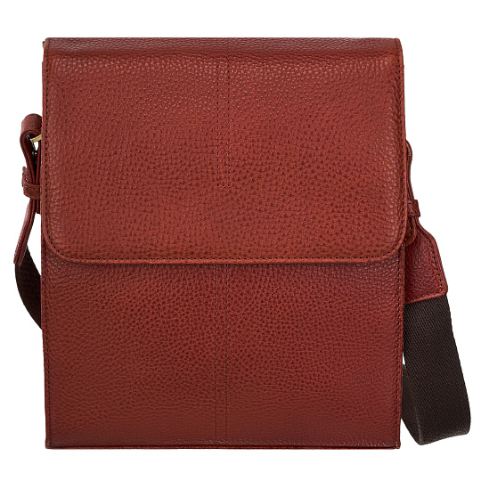 Сумка через плечо Dr.Koffer из натуральной кожи коричневая