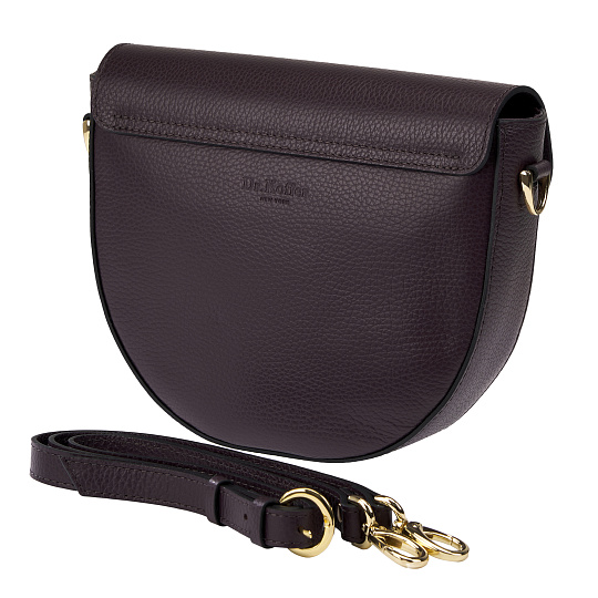 Женская сумка Dr. Koffer из натуральной кожи фиолетовая