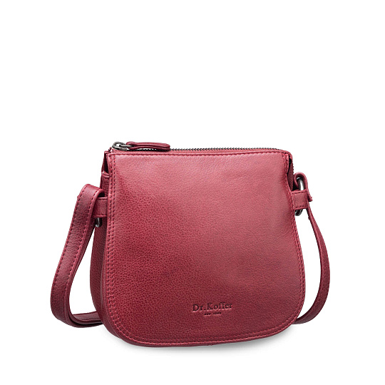 Женская сумка Dr.Koffer из натуральной кожи красная