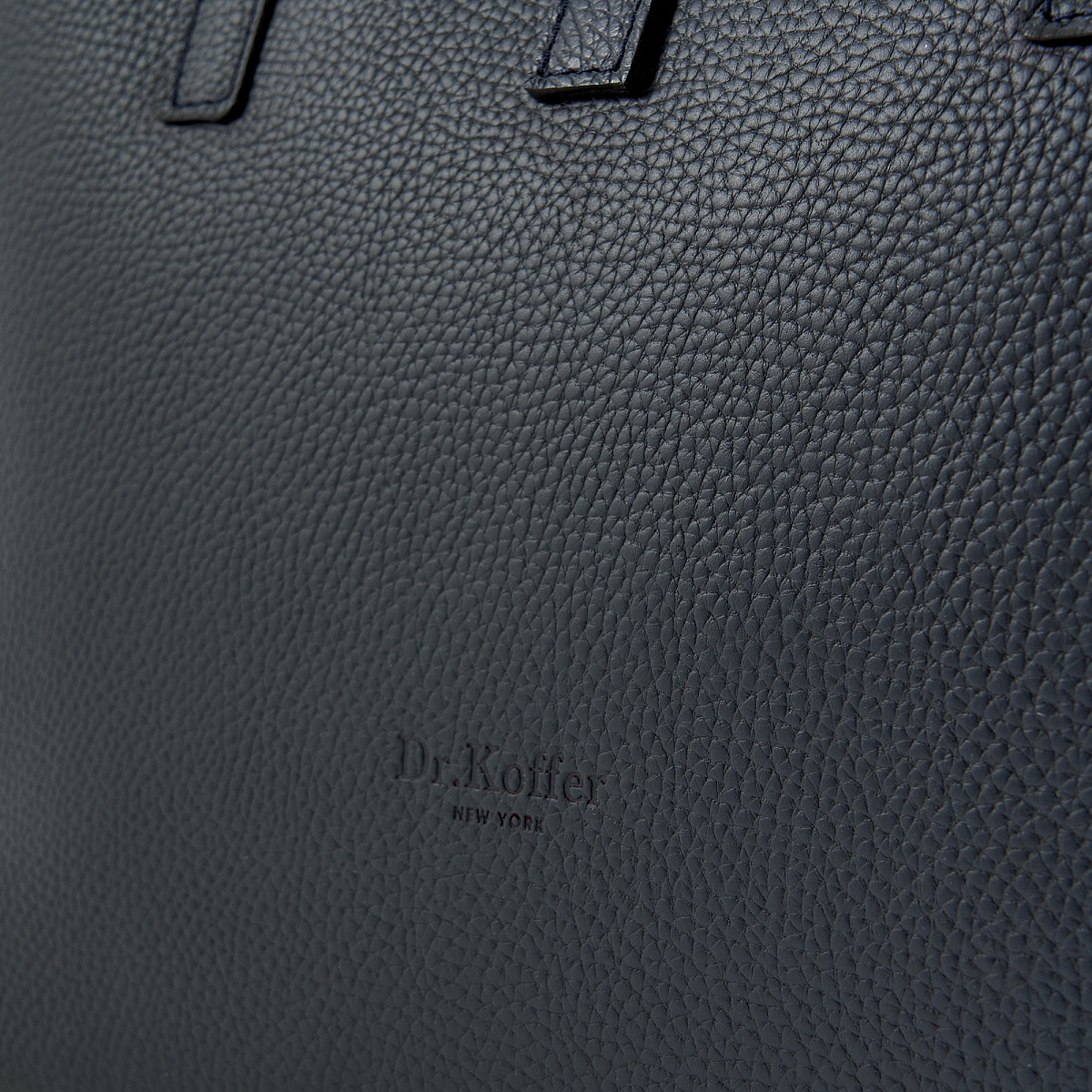 Женская сумка Dr. Koffer из натуральной кожи синяя