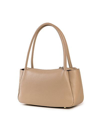 Женская сумка Dr. Koffer из натуральной кожи бежевая