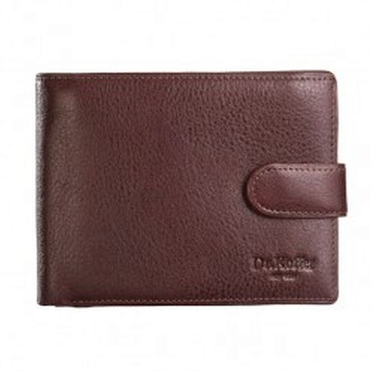 Портмоне Dr.Koffer из натуральной кожи коричневое