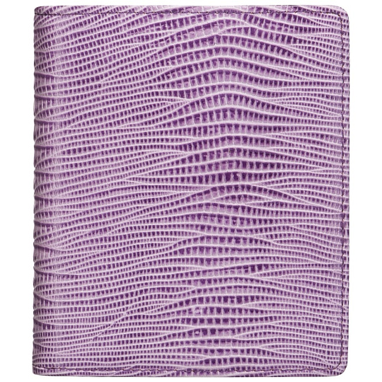 Визитница Dr.Koffer из натуральной кожи фиолетовая