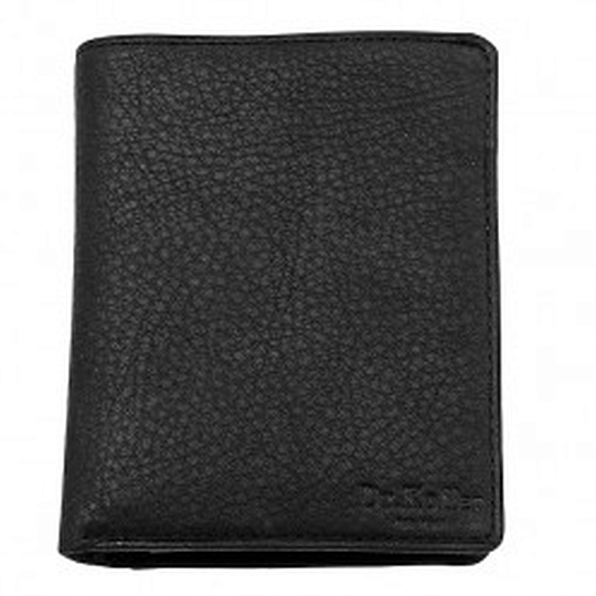 Портмоне Dr.Koffer из натуральной кожи черное