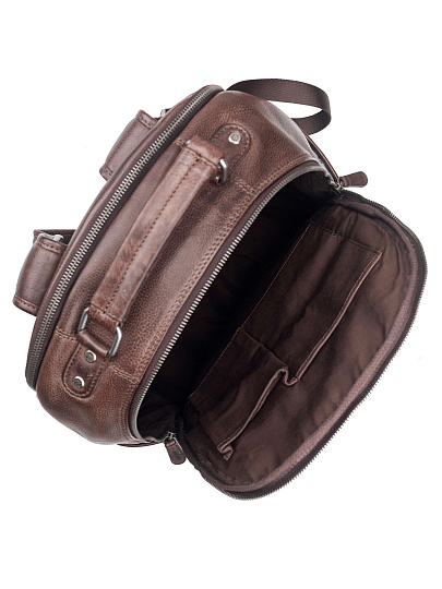 Рюкзак Dr. Koffer из натуральной кожи коричневый