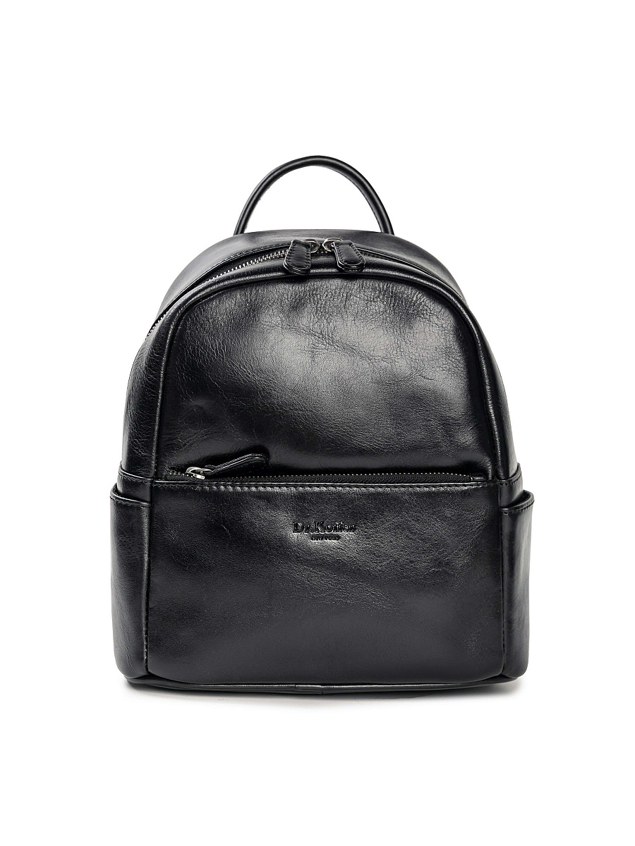 Рюкзак Dr.Koffer из натуральной кожи черный
