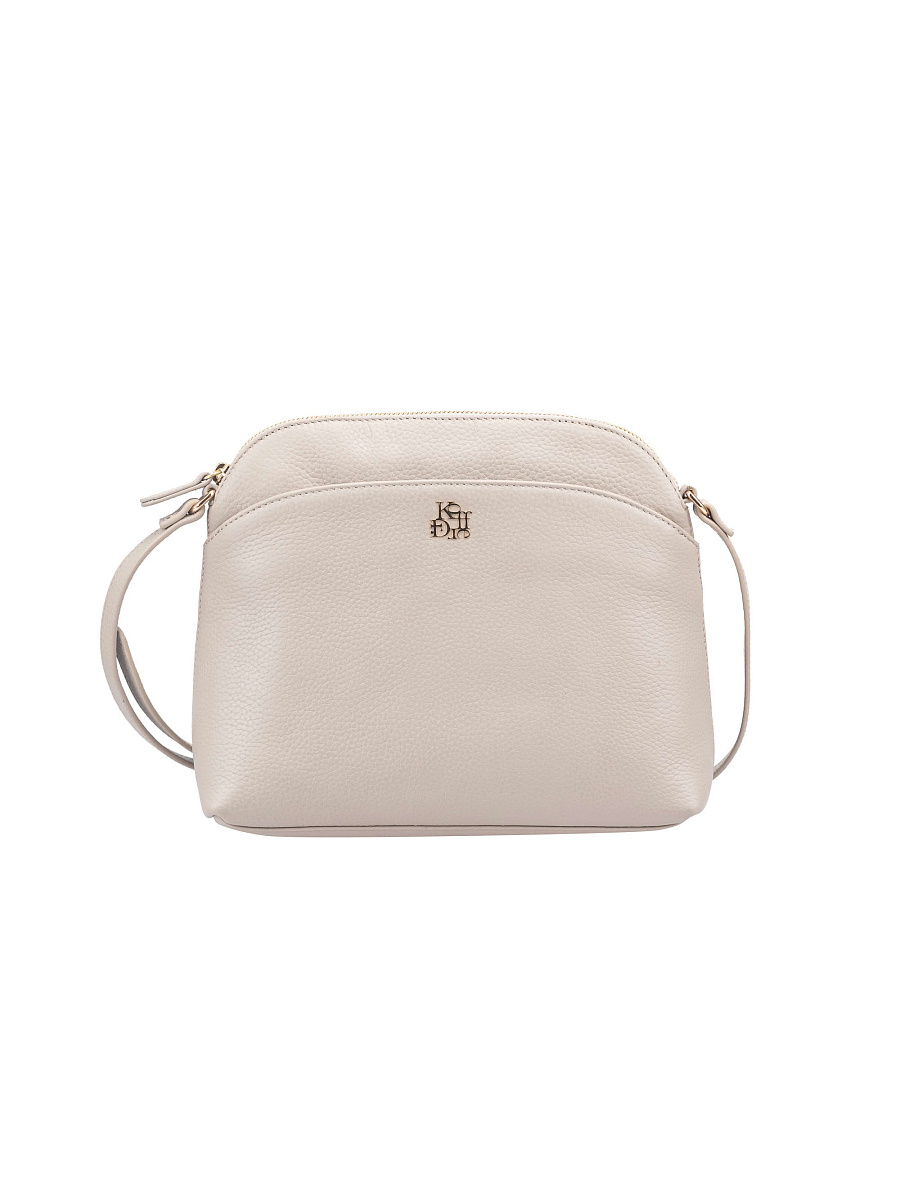 Женская сумка Dr. Koffer из натуральной кожи бежевая