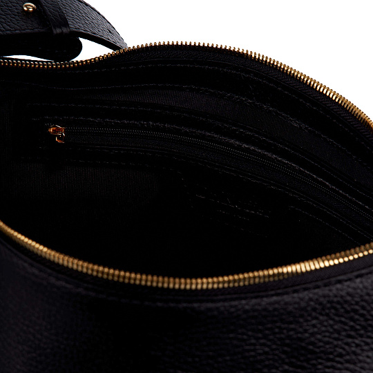 Женская сумка Dr. Koffer из натуральной кожи черная