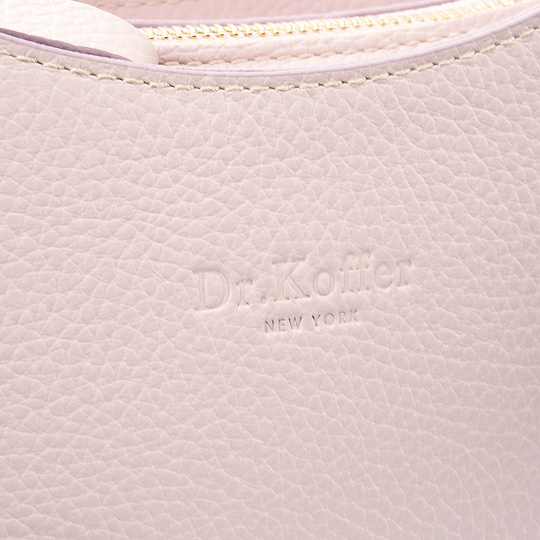 Женская сумка Dr. Koffer из натуральной кожи розовая