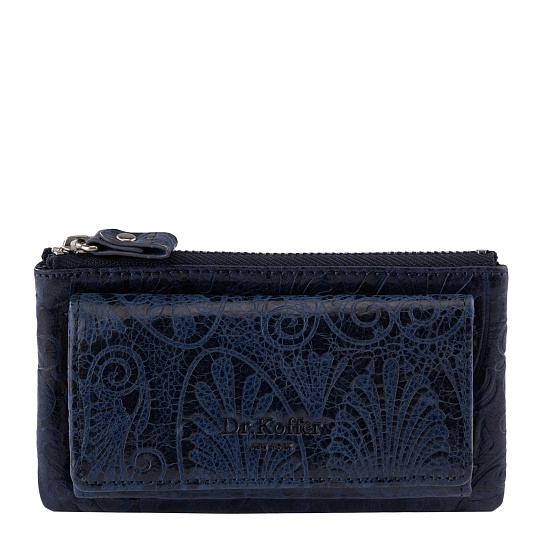 Ключница Dr.Koffer из натуральной кожи синяя