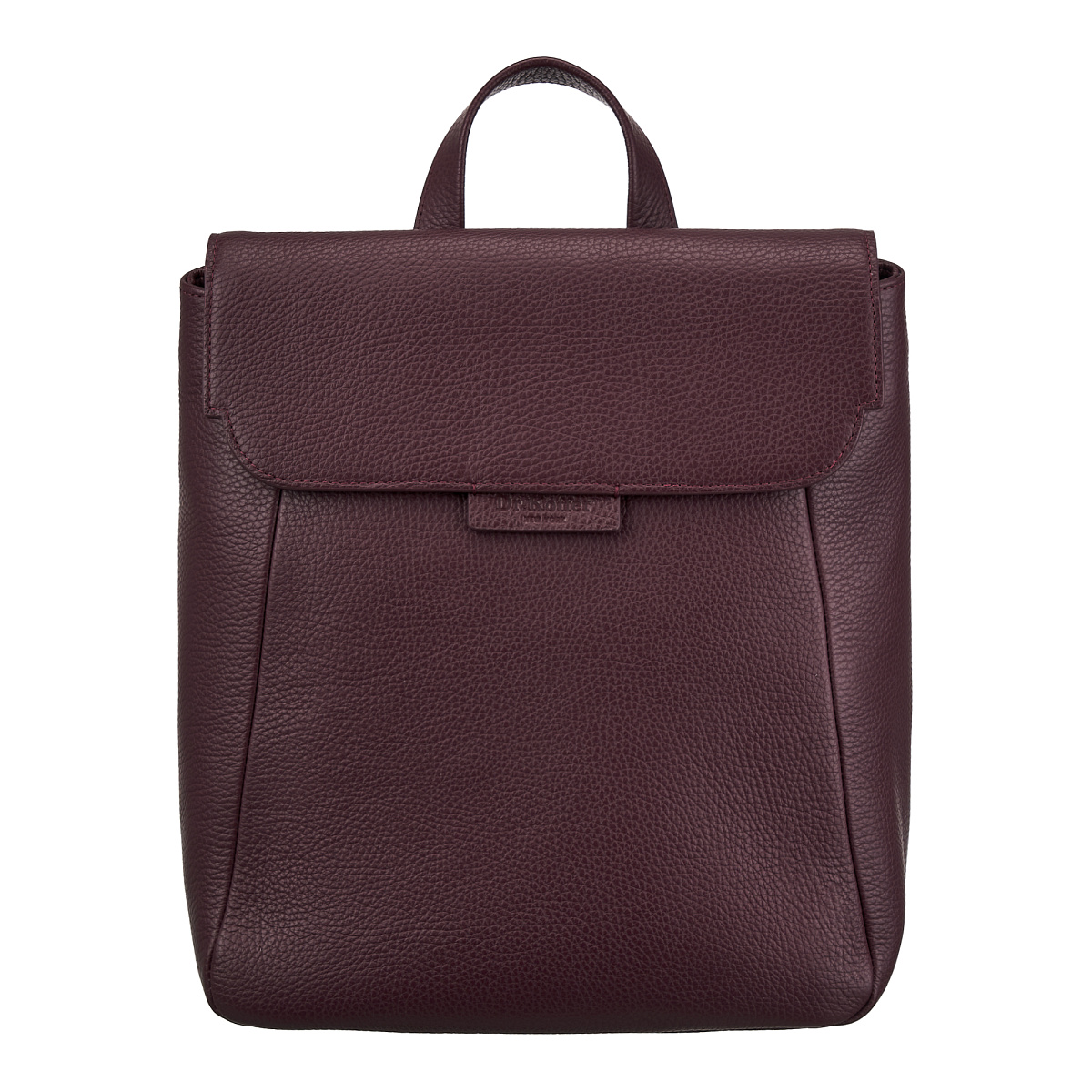 Рюкзак Dr. Koffer из натуральной кожи фиолетовый