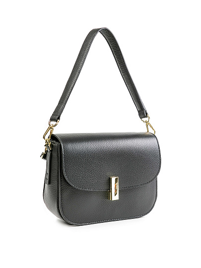 Женская сумка Dr.Koffer из натуральной кожи черная