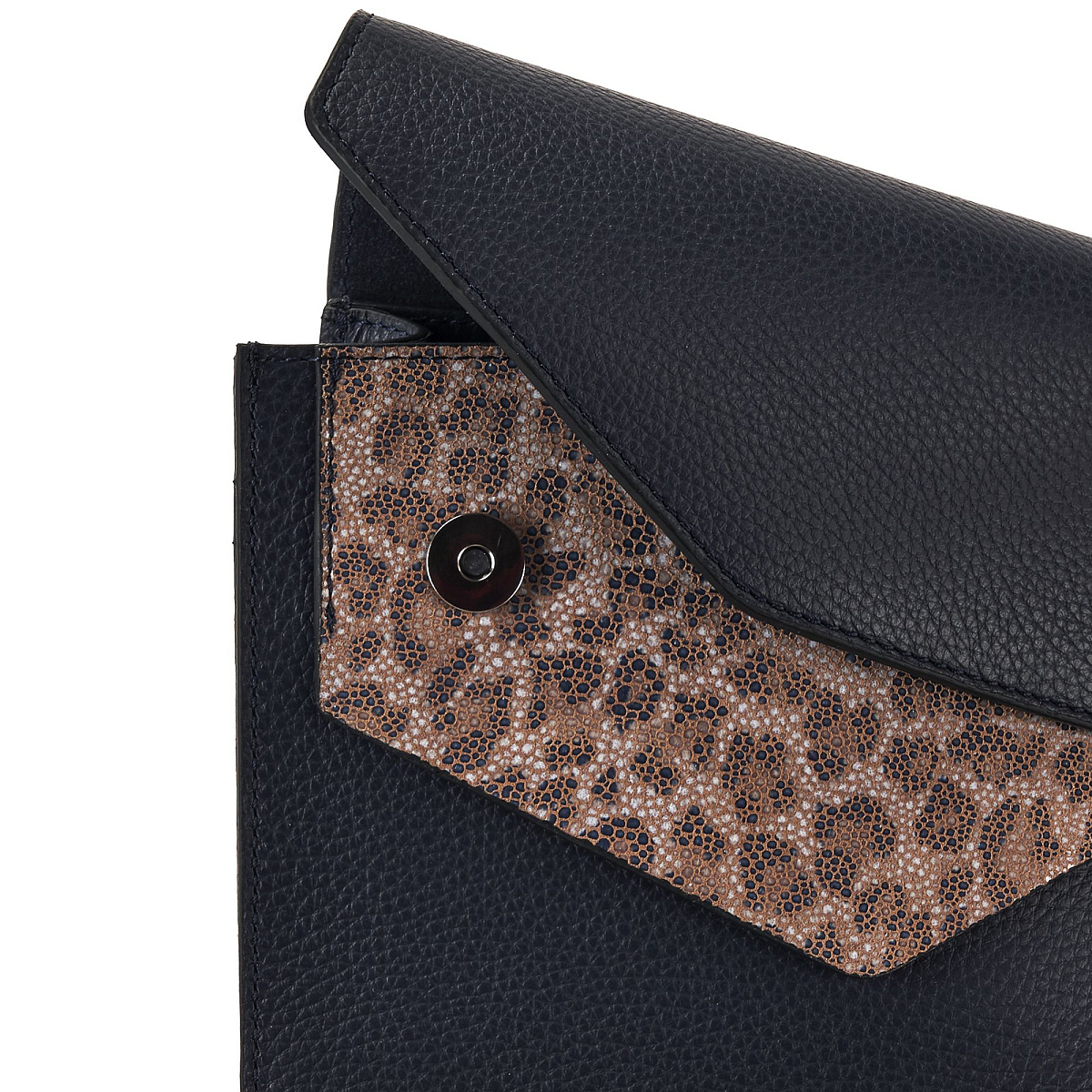 Женская сумка Dr. Koffer из натуральной кожи синяя