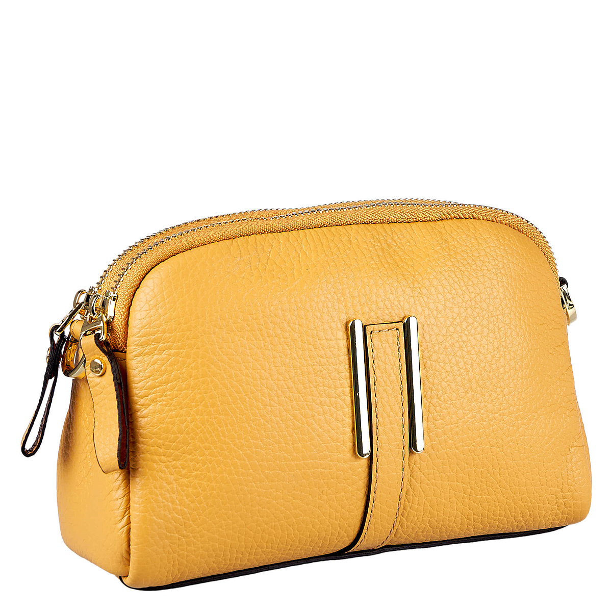 Женская сумка Dr. Koffer из натуральной кожи оранжевая