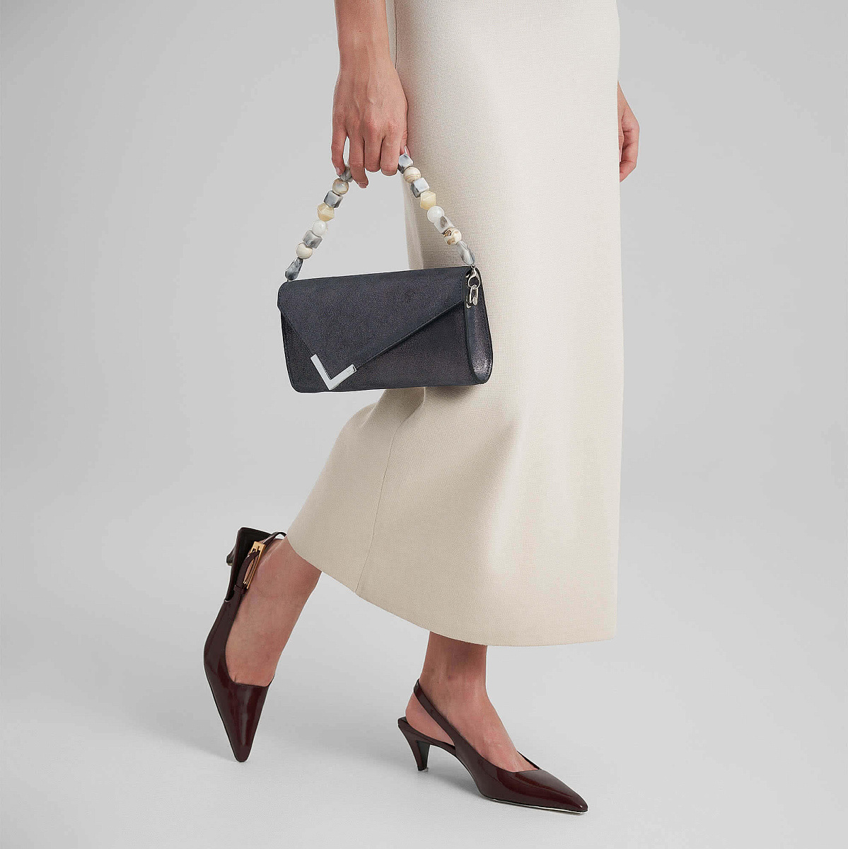 Женская сумка Dr. Koffer из натуральной кожи синяя