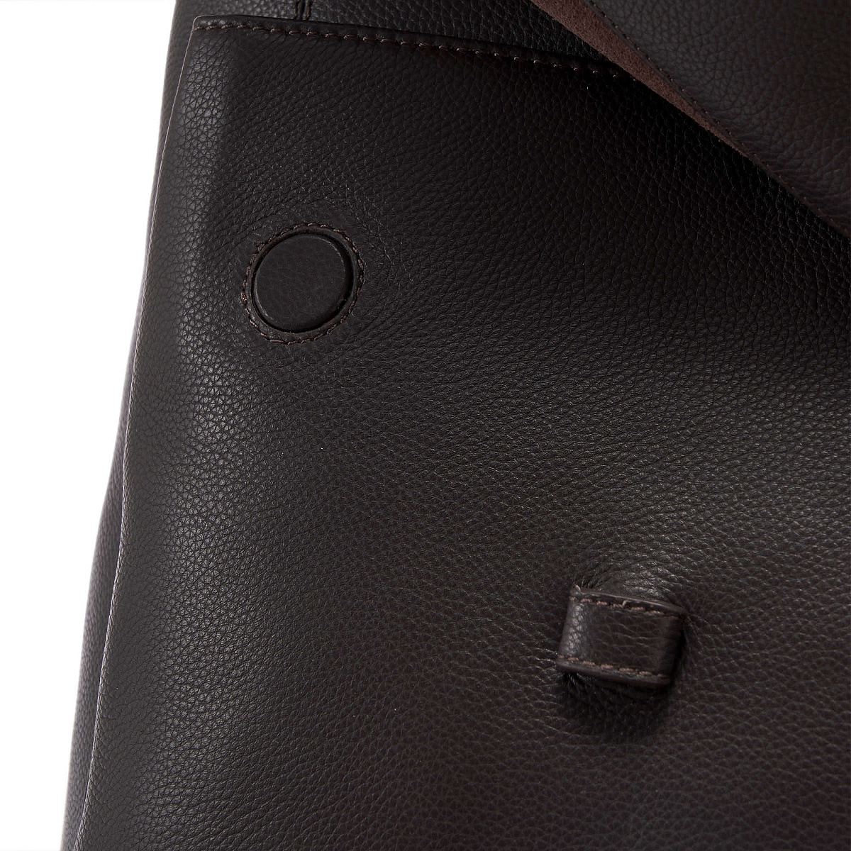 Рюкзак Dr.Koffer из натуральной кожи темно-коричневый