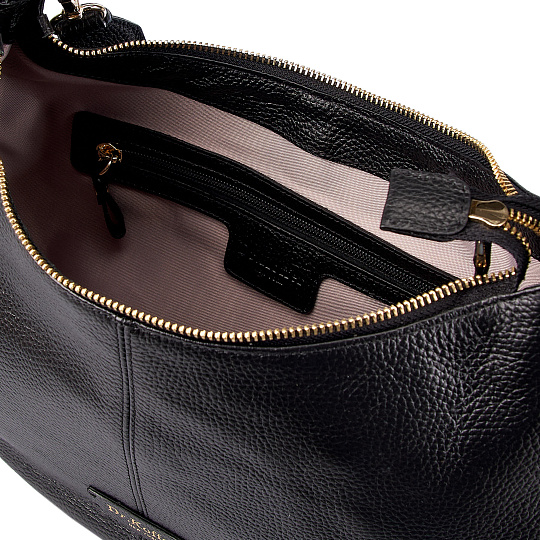 Женская сумка  Dr. Koffer из натуральной кожи черная