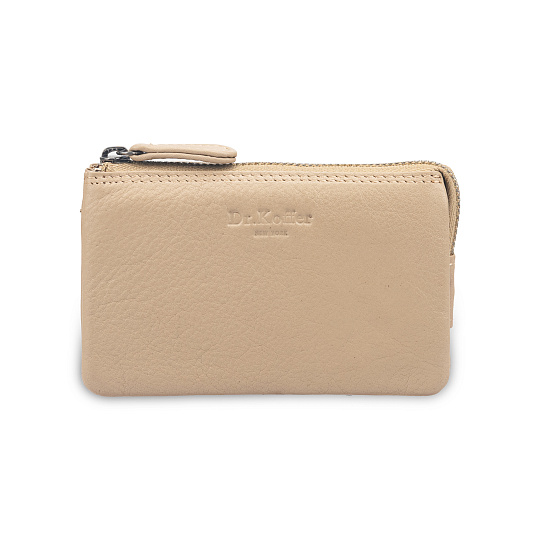 Ключница Dr.Koffer из натуральной кожи бежевая