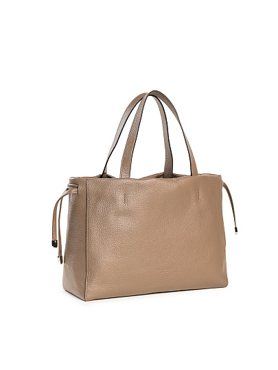 Женская сумка Dr. Koffer из натуральной кожи коричневая