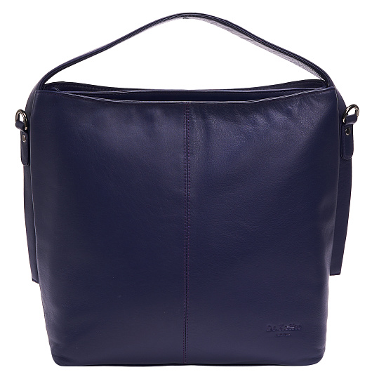 Женская сумка Dr.Koffer из натуральной кожи синяя