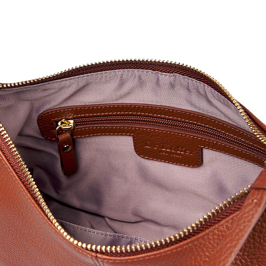 Женская сумка  Dr. Koffer из натуральной кожи коричневая