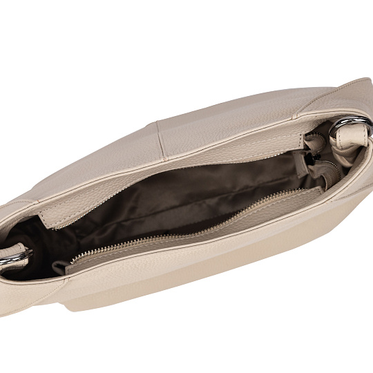 Женская сумка Dr.Koffer из натуральной кожи бежевая