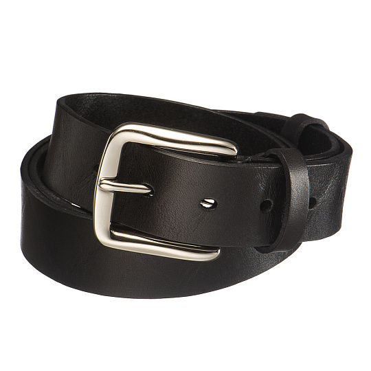 Ремень из гладкой кожи с прямоугольной пряжкой Dr.Koffer BP003935NP120-198-04