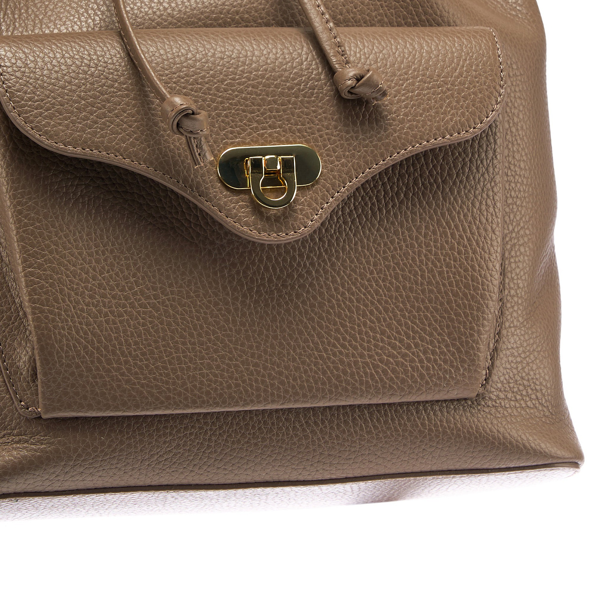 Рюкзак Dr. Koffer из натуральной кожи фиолетовый